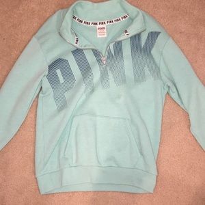 PINK half zip sweatshirt